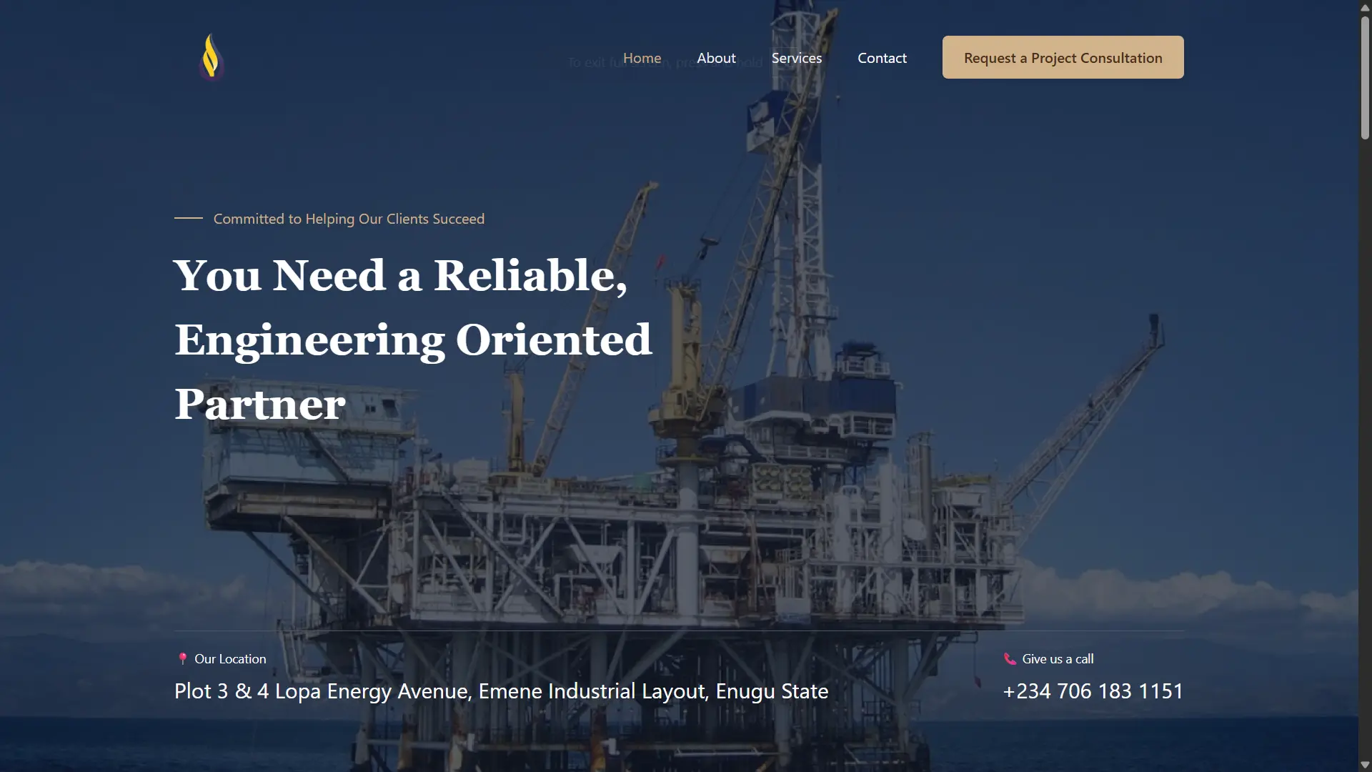 Eldekints Globals professional company website